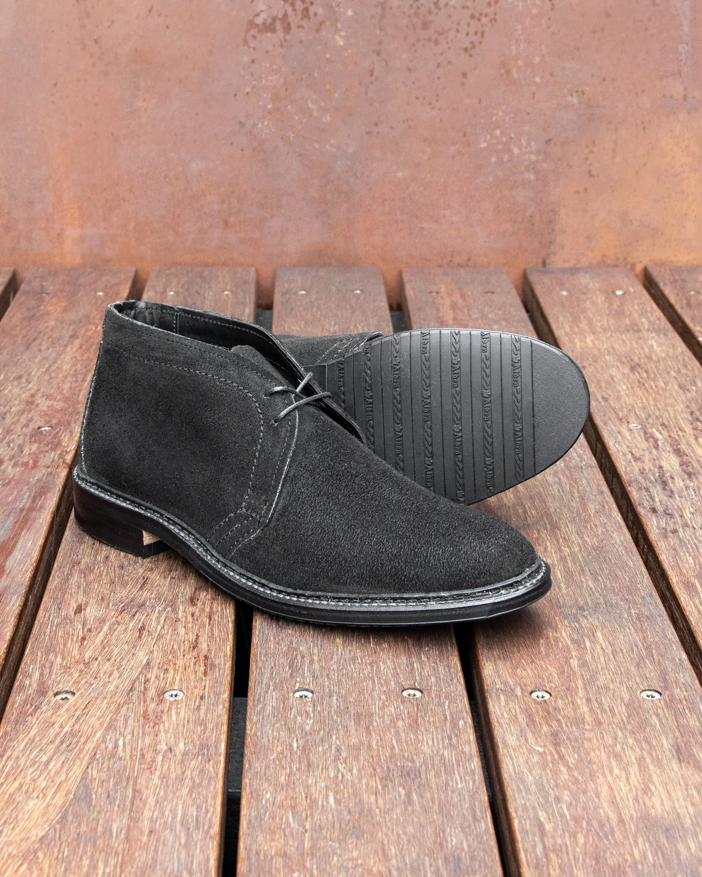"Marrowstone" Unlined Chukka Boot in Earth Reverse Chamois, Leydon Last