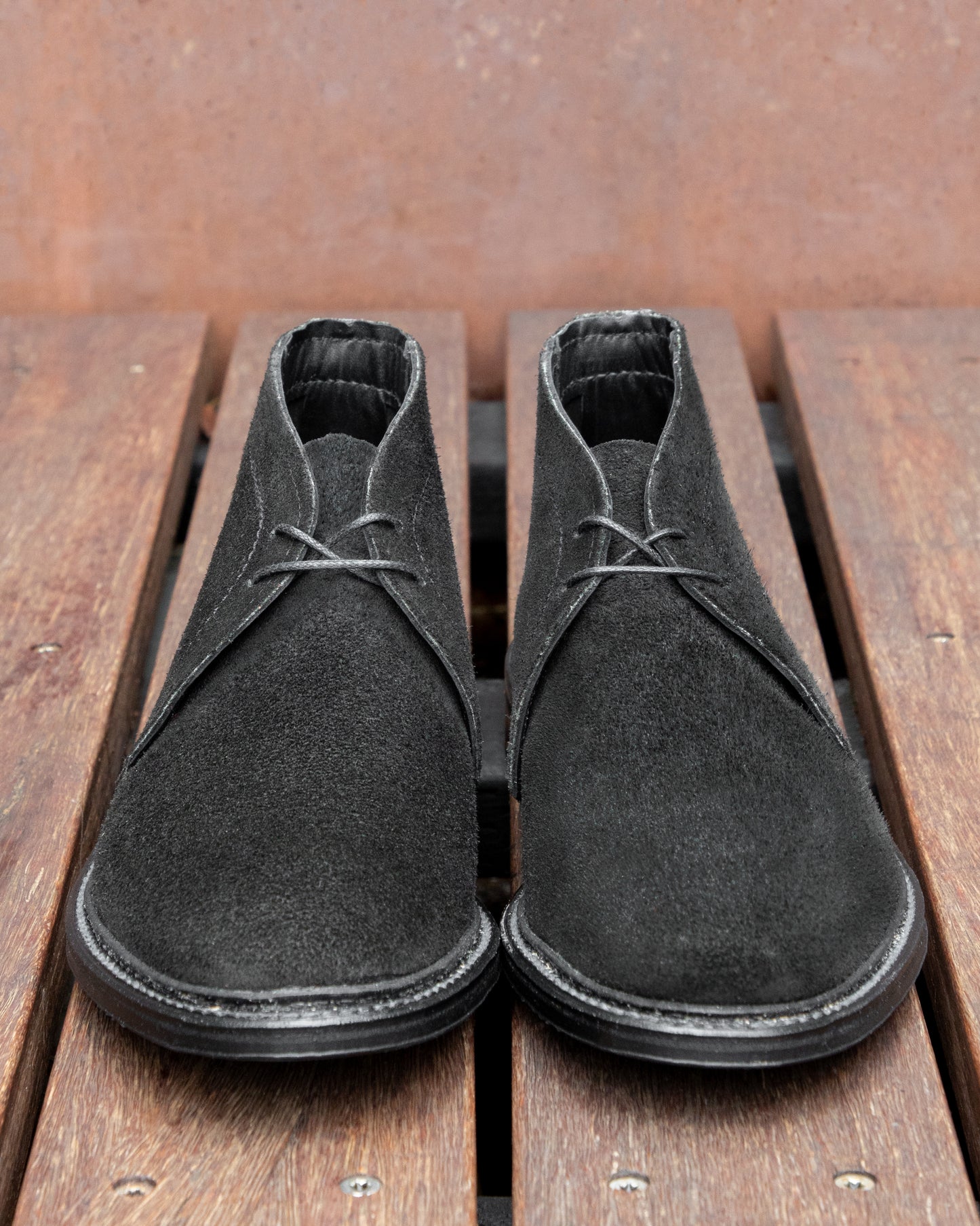 "Marrowstone" Unlined Chukka Boot in Earth Reverse Chamois, Leydon Last