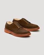 "Phinney" Indy Shoe in Tobacco Reverse Chamois, Trubalance Last