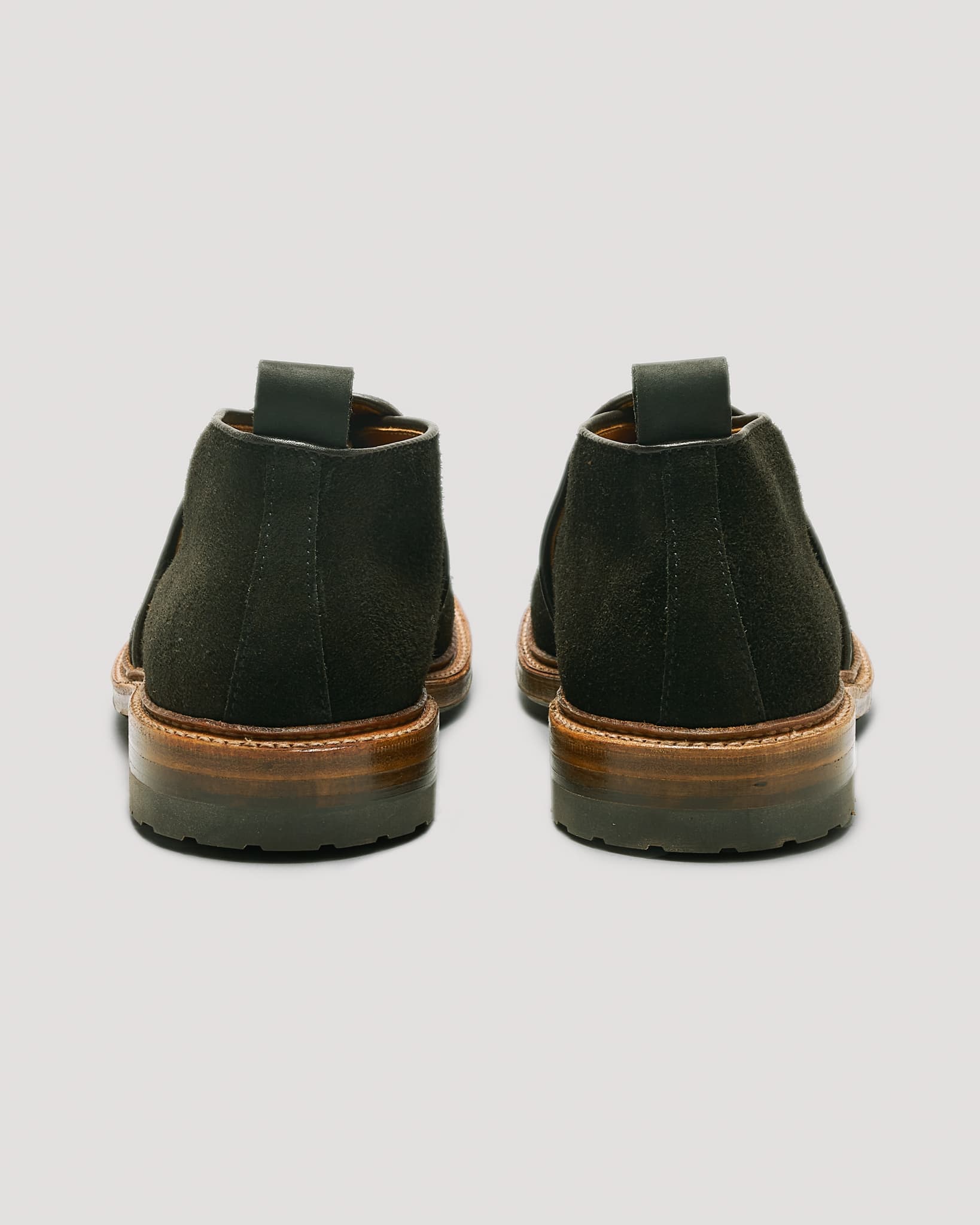 "Grays Harbor" Slip-On Chukka Boot in Earth Reverse Chamois, Barrie Last