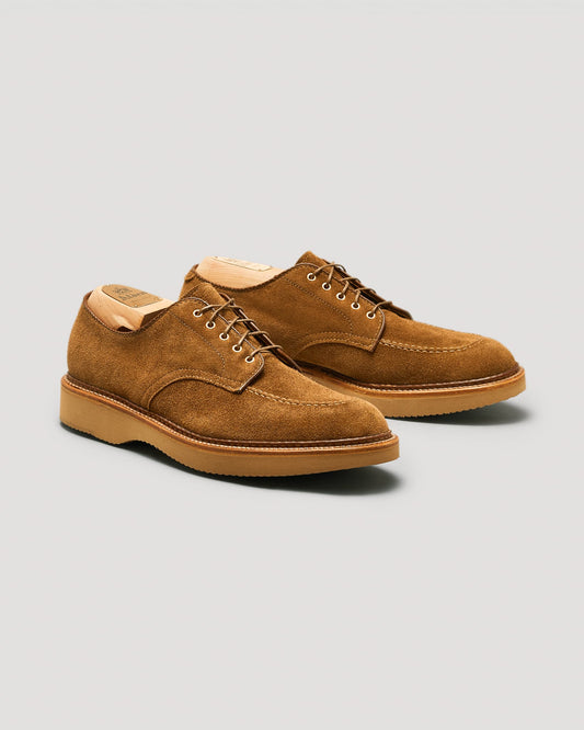 "Ballard" Indy Shoe in Snuff Suede, Trubalance Last