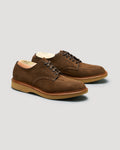 "Westport" Indy Shoe in Humus Brown Suede, Trubalance Last