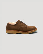 "Westport" Indy Shoe in Humus Brown Suede, Trubalance Last