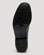 "Soren" Straight Tip Boot in Black Shell Cordovan, Plaza Last