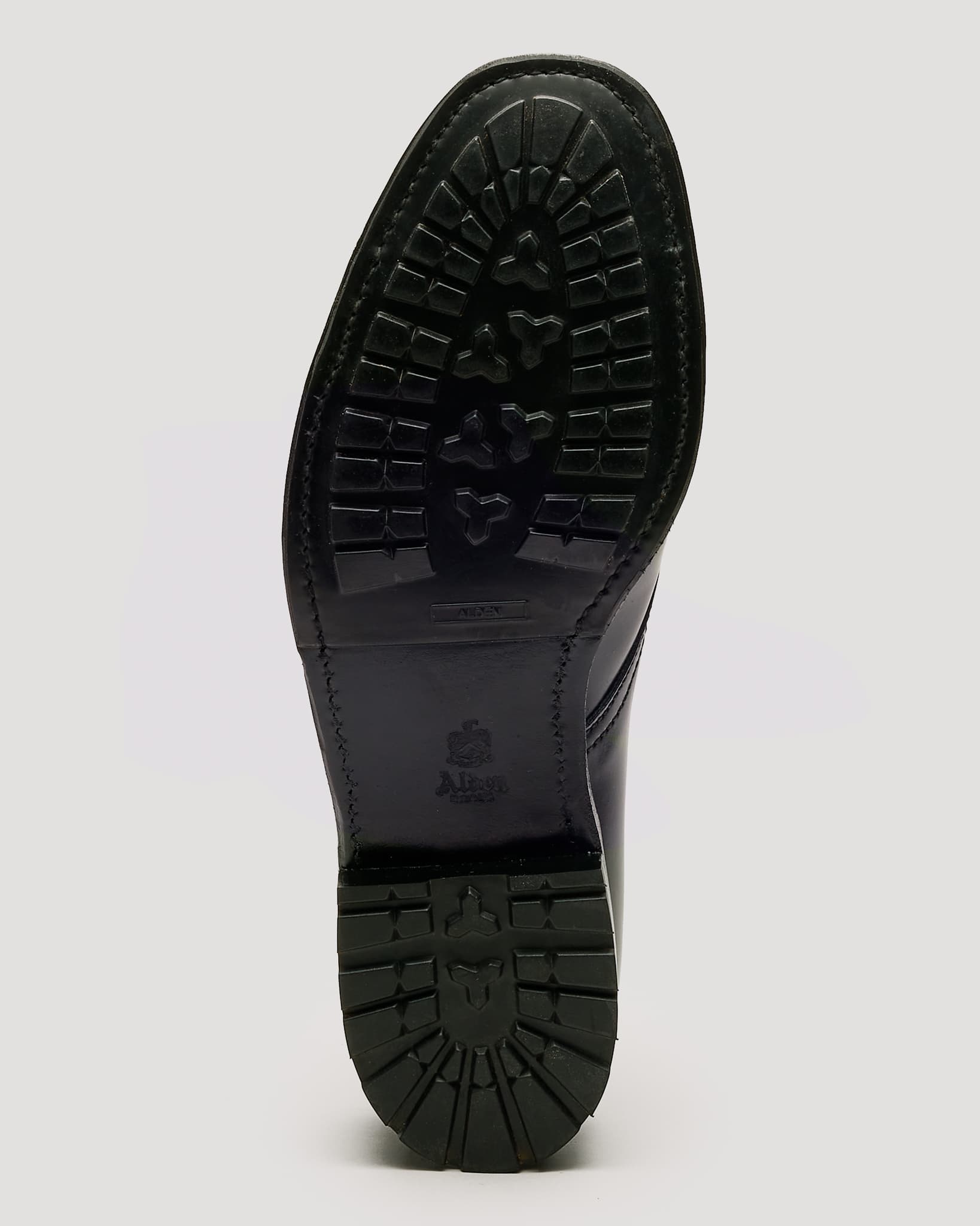 "Soren" Straight Tip Boot in Black Shell Cordovan, Plaza Last