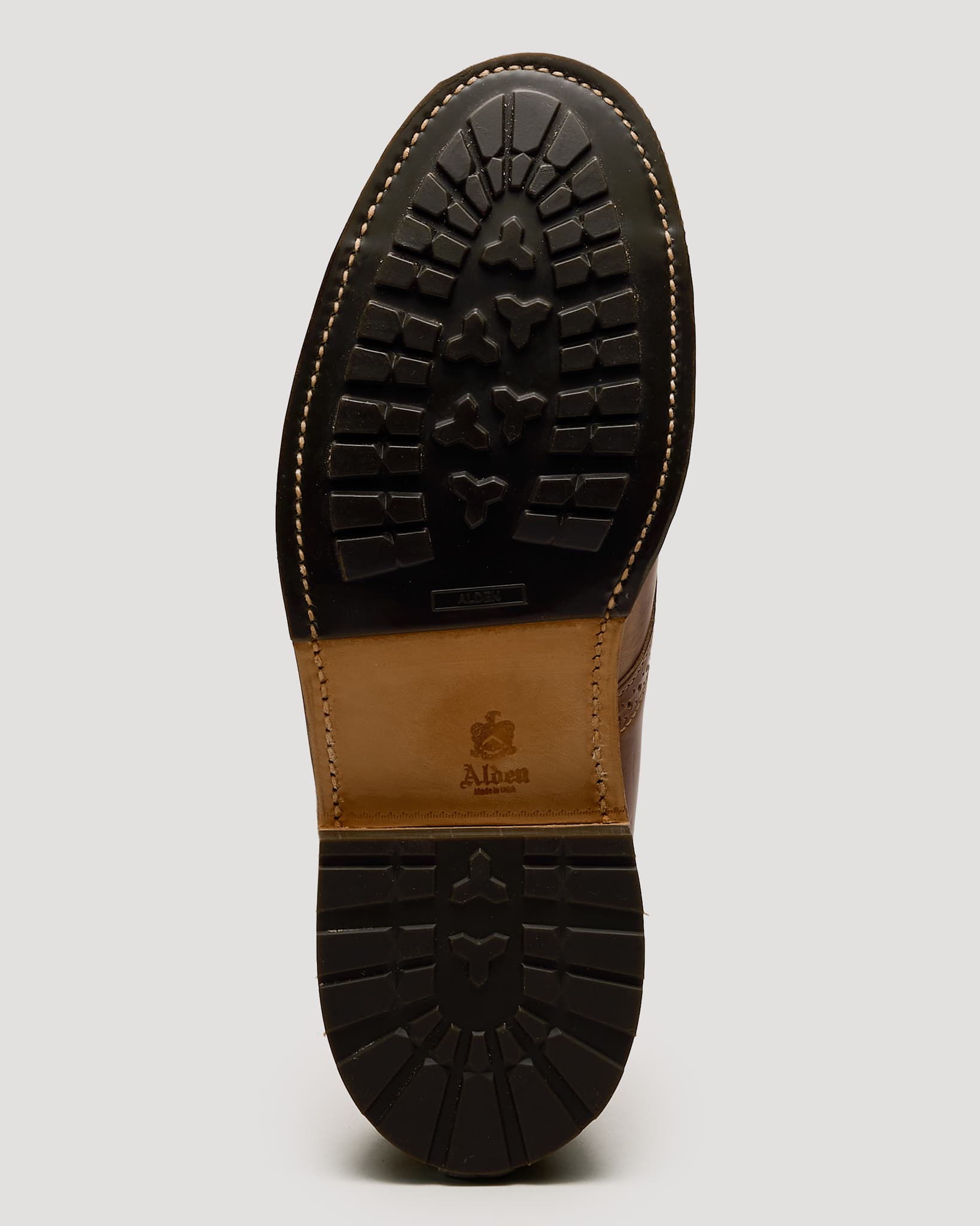 "Golden" Perforated Tip Boot in Natural Chromexcel, Barrie Last
