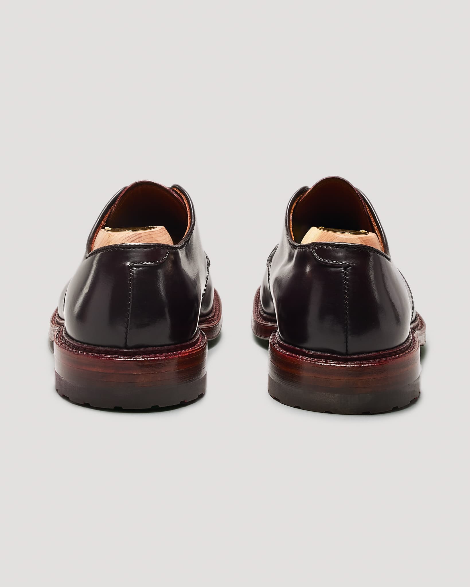 "Regent" V-Tip Derby in Color 8 Shell Cordovan, Barrie Last