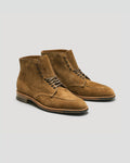 "Denny" Handsewn Indy Boot in Snuff Suede, Plaza Last