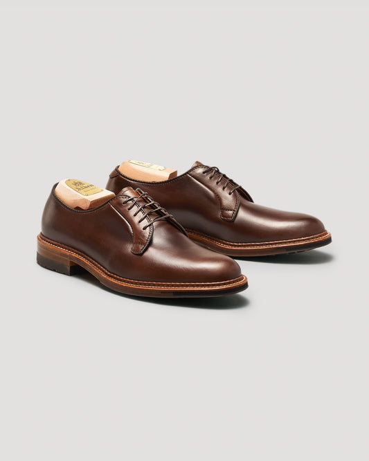 94320C Plain Toe Blucher in Brown Chromexcel, Barrie Last