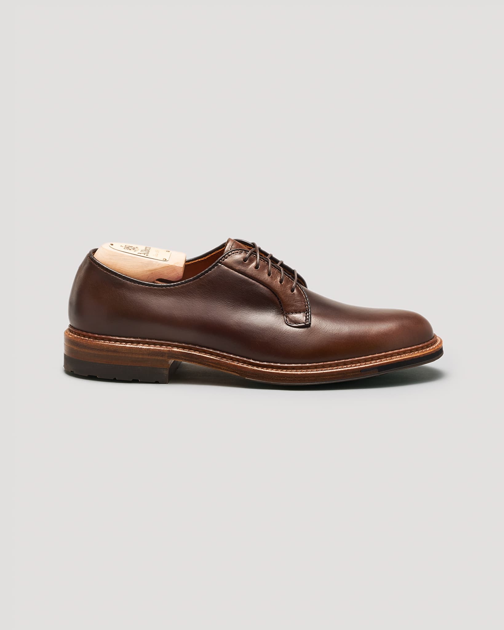 94320C Plain Toe Blucher in Brown Chromexcel, Barrie Last