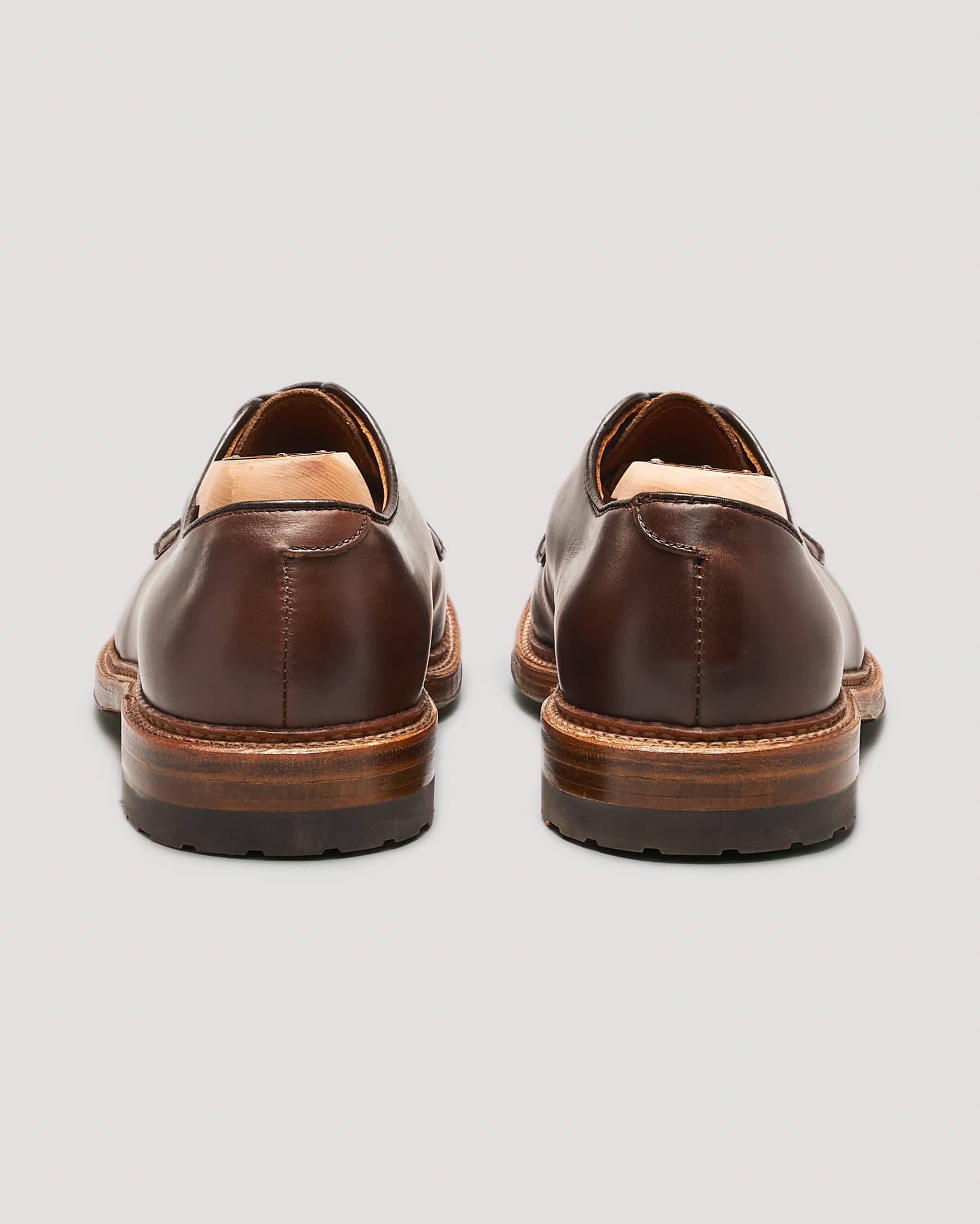 94320C Plain Toe Blucher in Brown Chromexcel, Barrie Last – Brick 94320C Plain Toe Blucher in Brown Chromexcel, Barrie Last – Brick