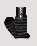 "Danbury" Merino Wool Sock - Black