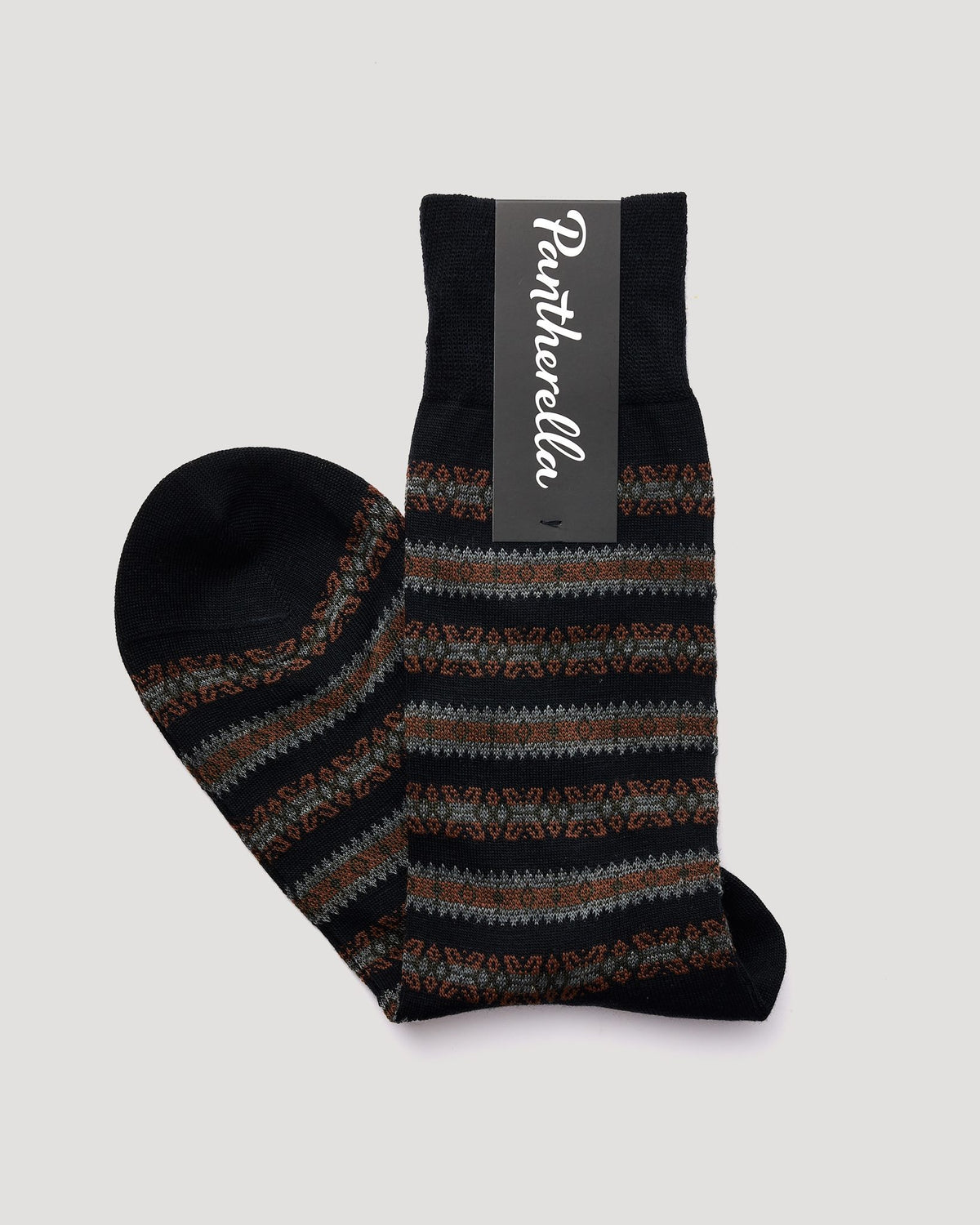 "Danbury" Merino Wool Sock - Black
