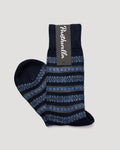 "Danbury" Merino Wool Sock - Navy