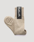 "Finchley" Cotton & Wool Blend Sock - Khaki