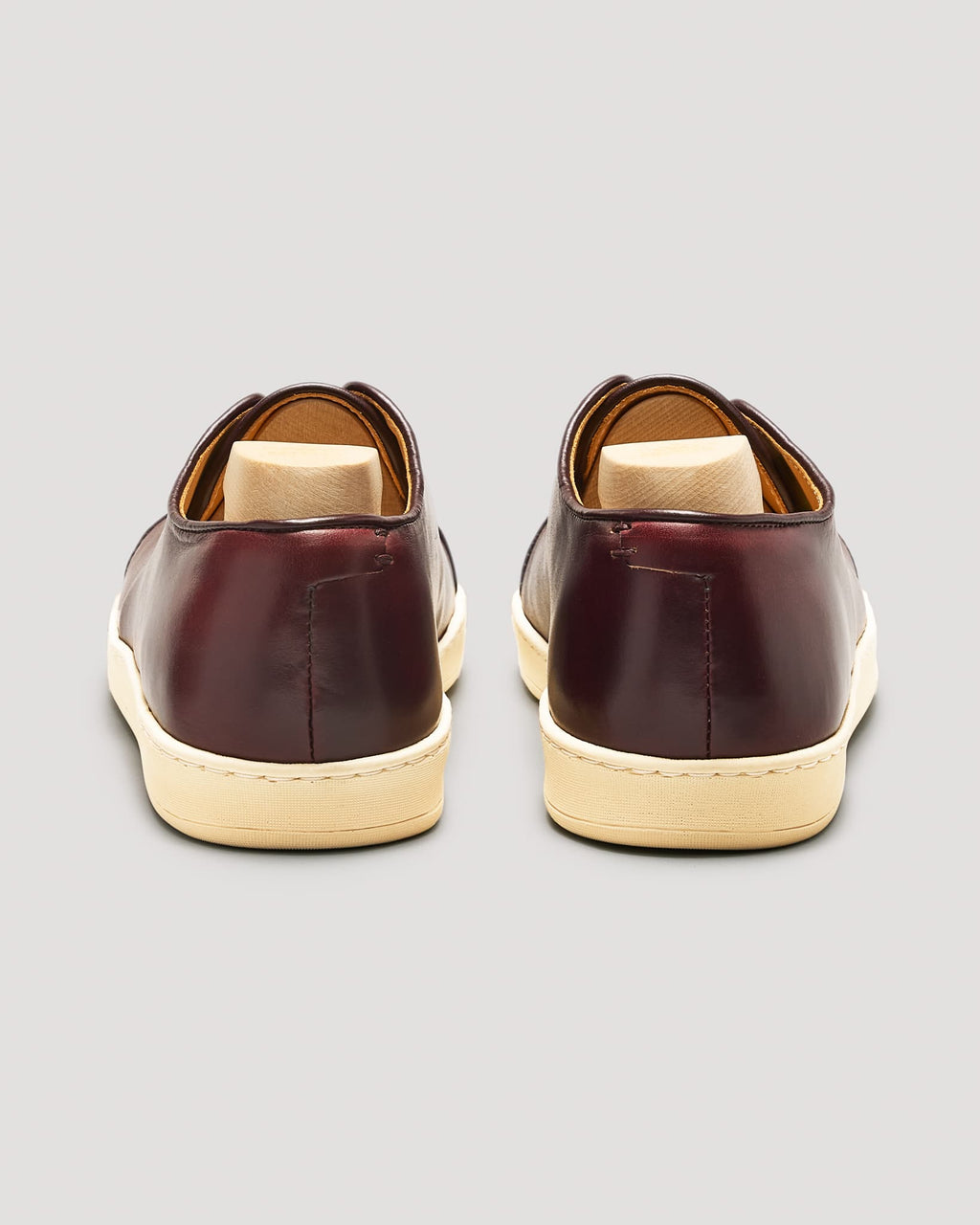 Harlestone Derby Sneaker - Color 8 Burgundy Chromexcel - Off White Sole