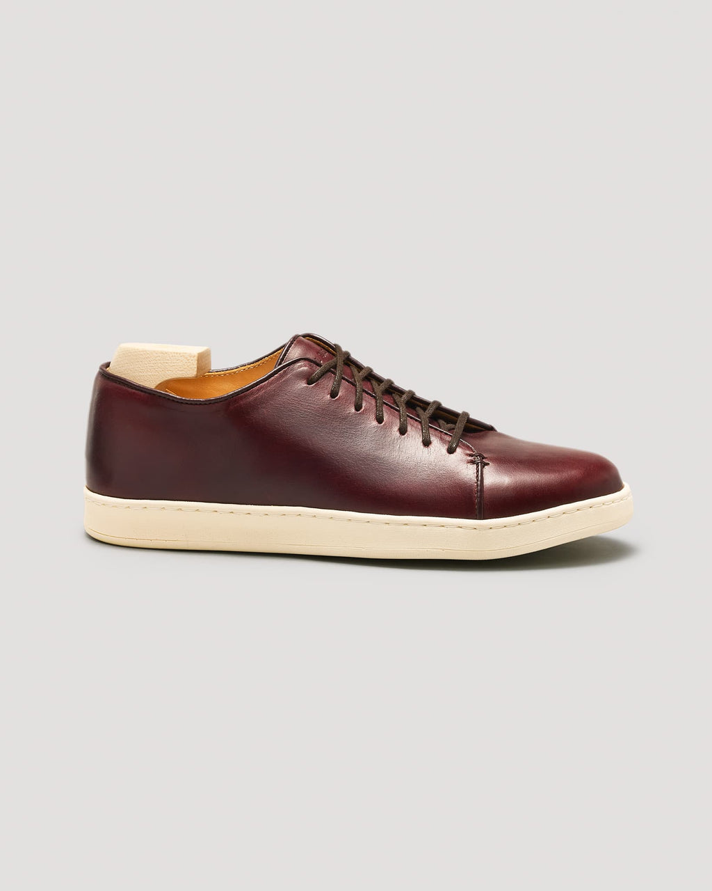 Harlestone Derby Sneaker - Color 8 Burgundy Chromexcel - Off White Sole