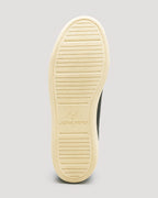 Harlestone Derby Sneaker - Black Veg Tan Calf - Off White Sole