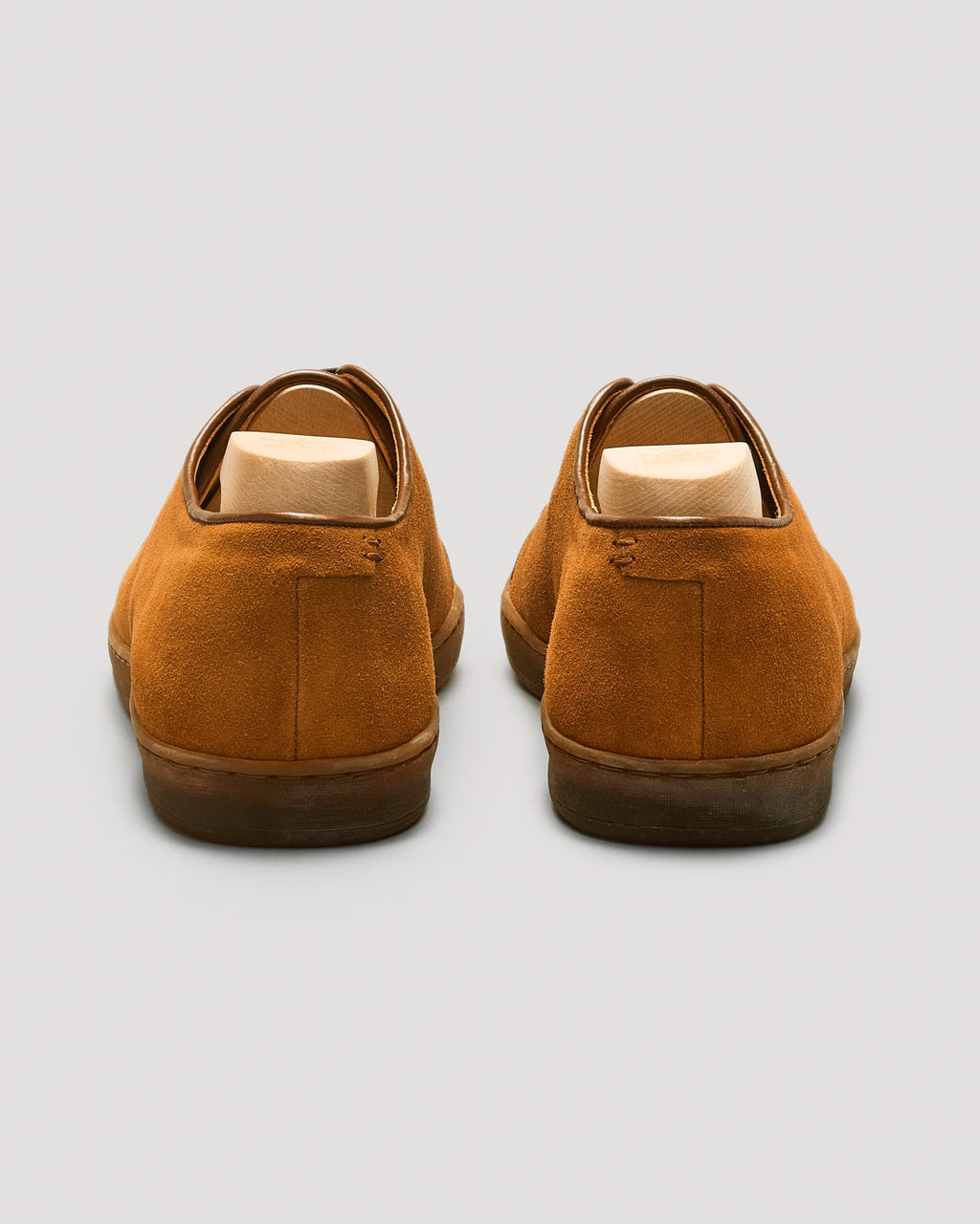 Harlestone Derby Sneaker - CF Stead Repello Calf Snuff Suede - Gum Sole
