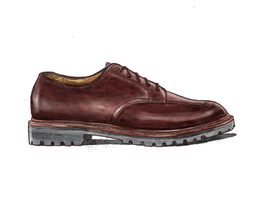 "Piers" Indy Shoe in Brown Kudu, Trubalance Last