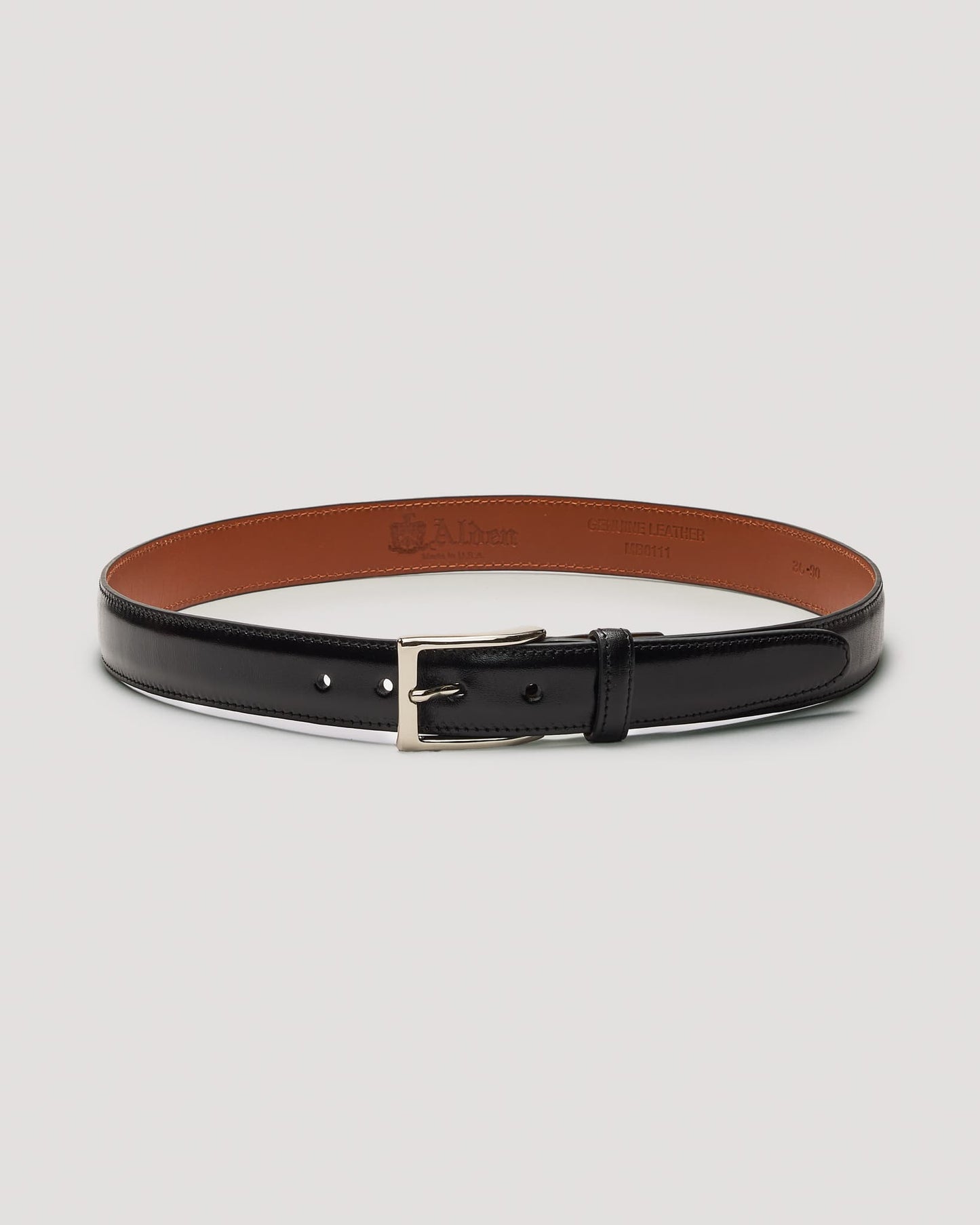 MB 0111 Black Calfskin Belt 30mm