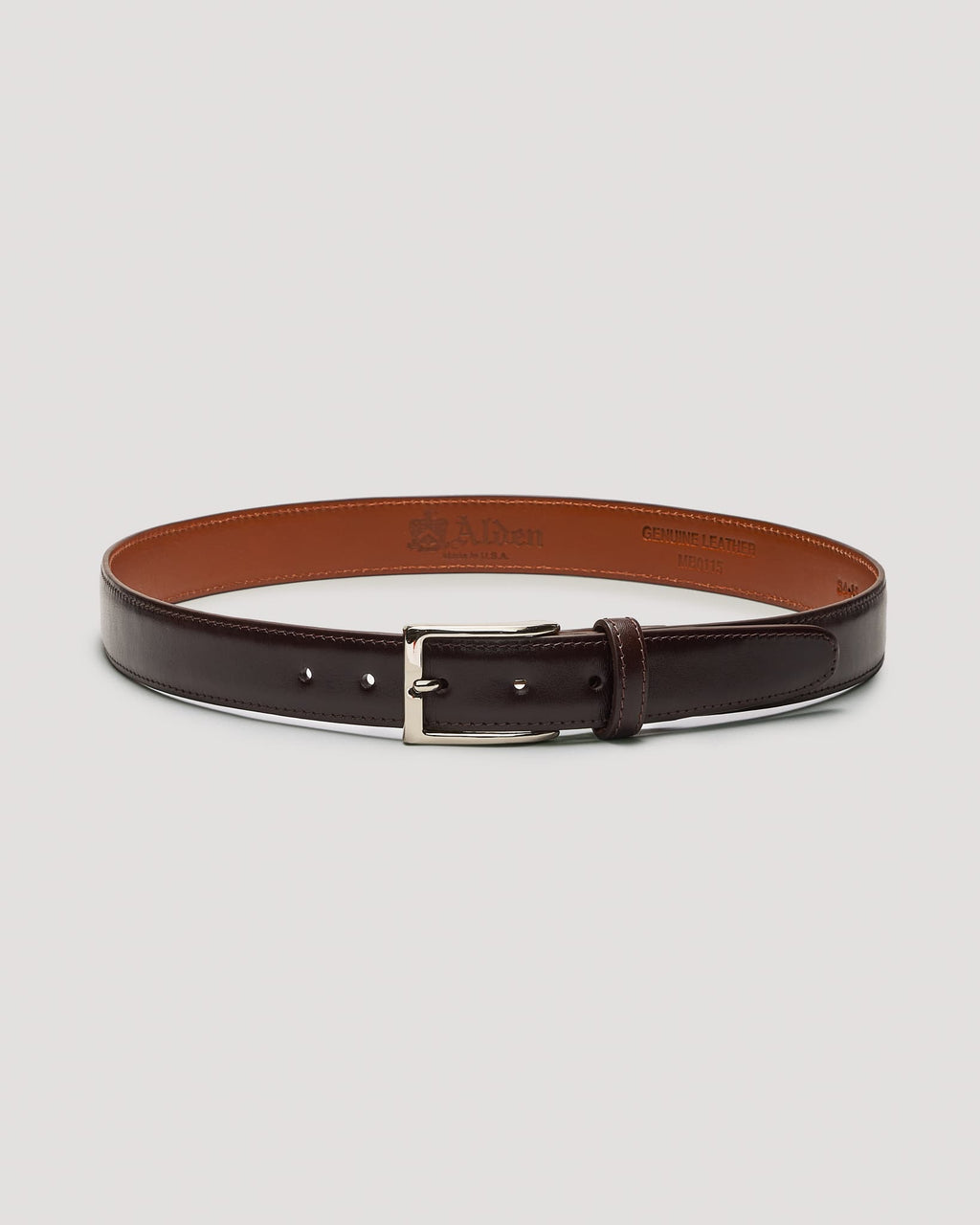 MB 0115 Dark Brown Calfskin Belt 30mm