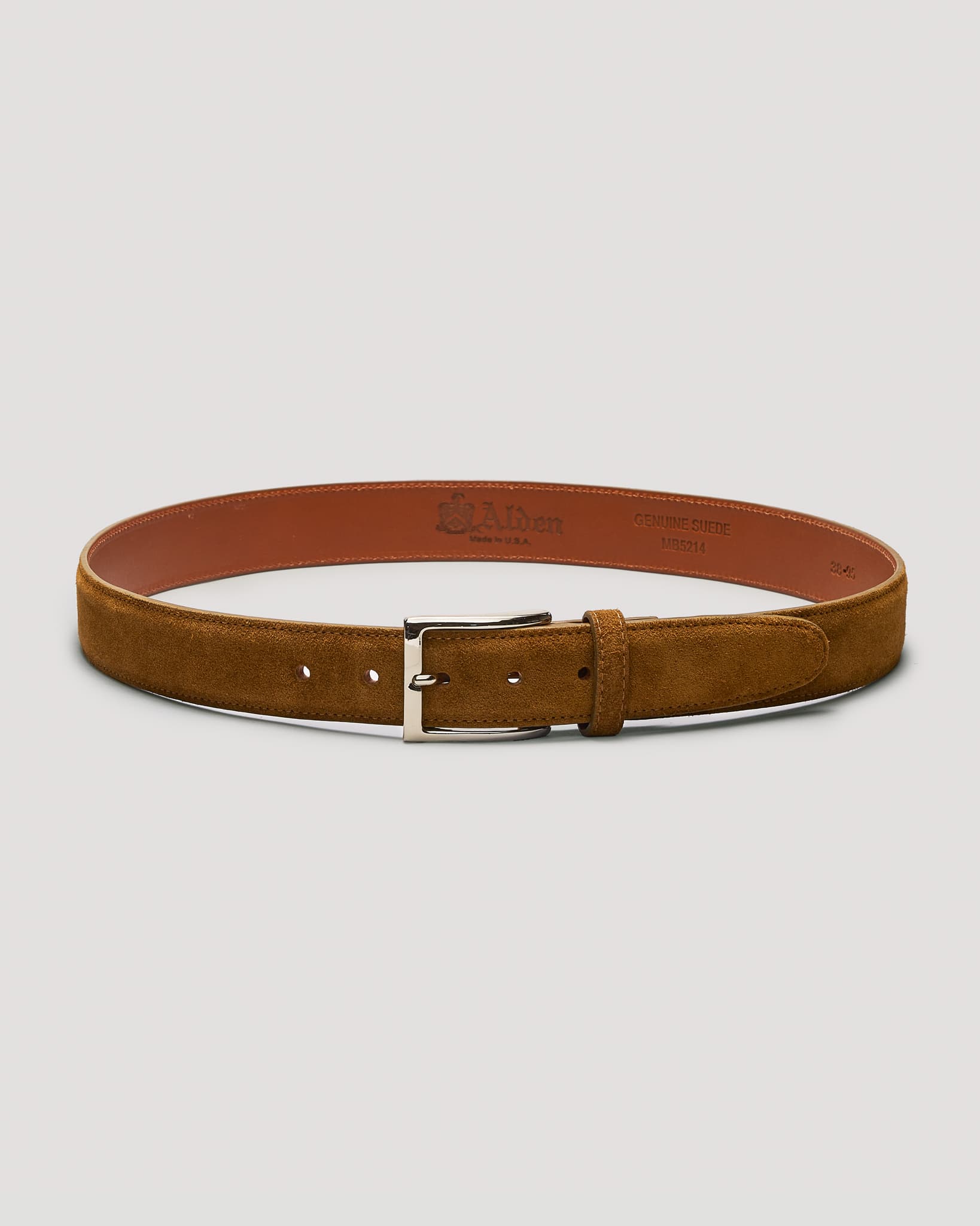 MB 5214 Snuff Suede Belt 35mm