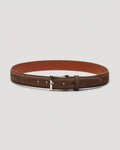 MB 5215 Dark Brown Suede Belt 35mm
