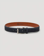 MB 5216 Navy Suede Belt 35mm