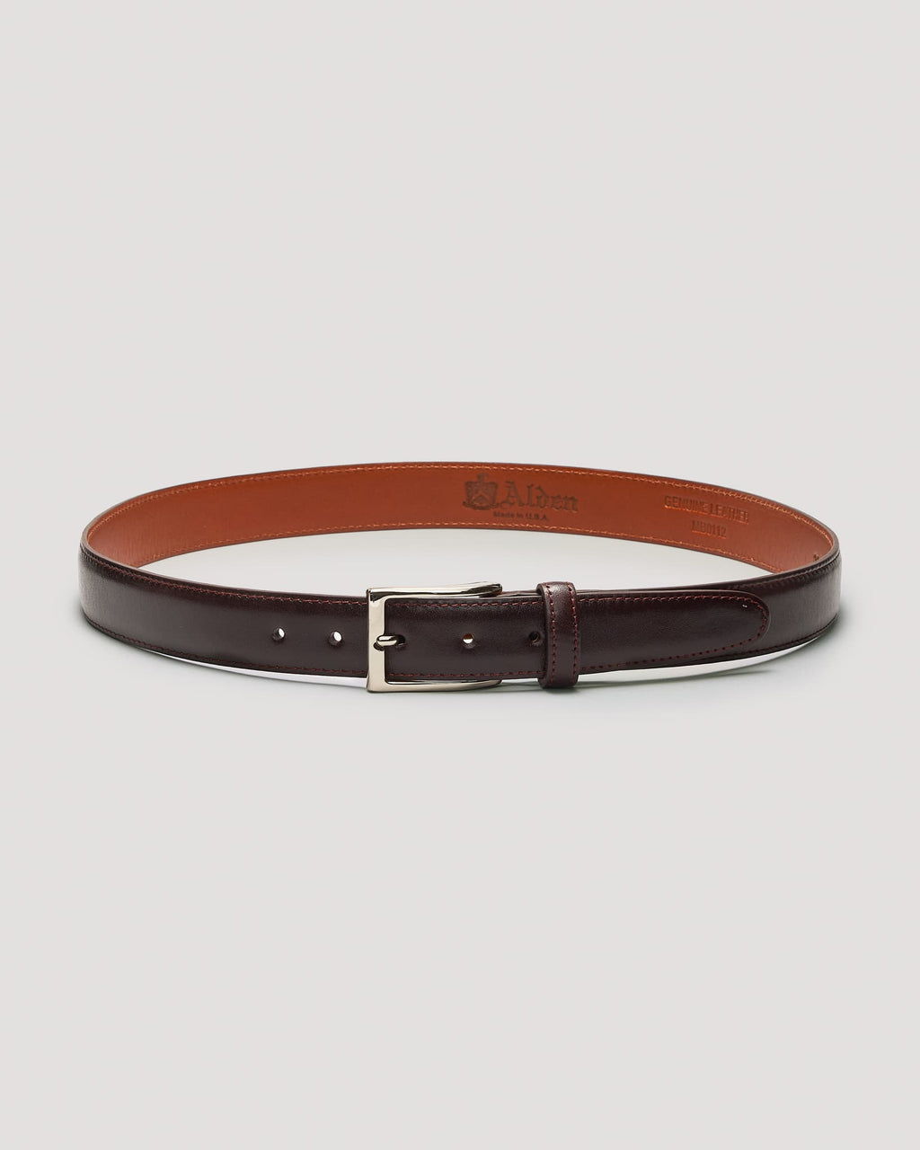MB 0112 Burgundy Calfskin Belt 30mm