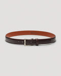 MB 0112 Burgundy Calfskin Belt 30mm