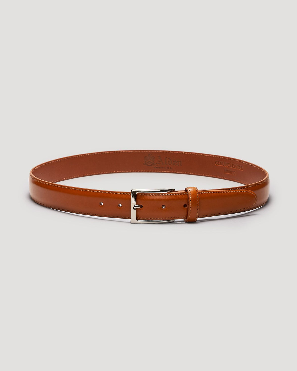 MB 0113 Tan Calfskin Belt 30mm
