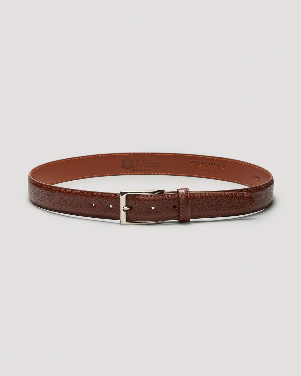 MB 0341 Brown Alpine Grain Calfskin Belt 30mm