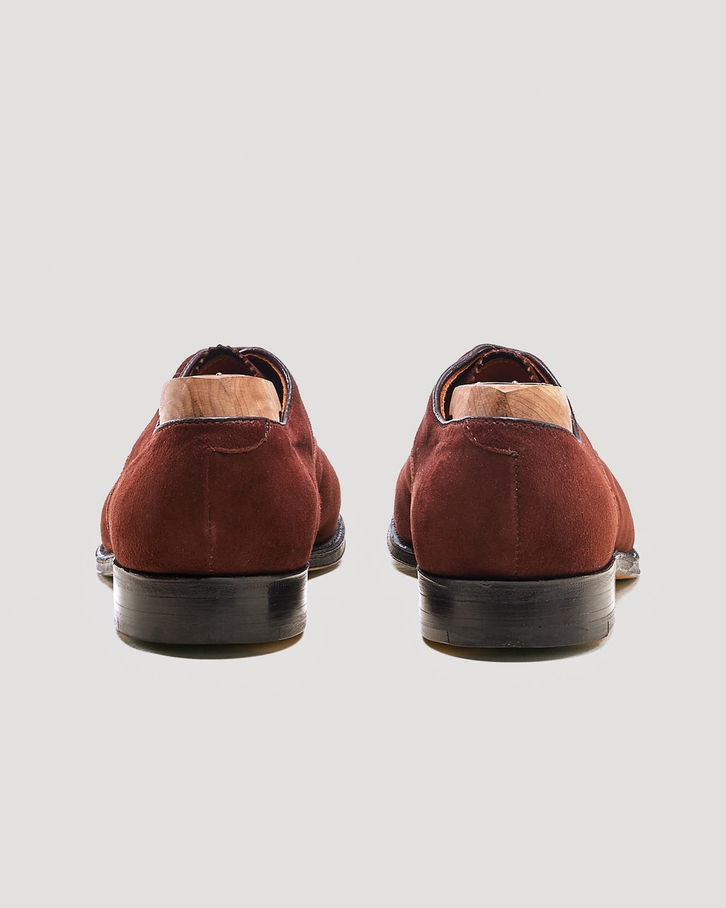 SM26-007 Straight Tip Balmoral Oxford in Alamo Kid Suede, Hampton Last