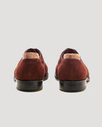 SM26-007 Straight Tip Balmoral Oxford in Alamo Kid Suede, Hampton Last