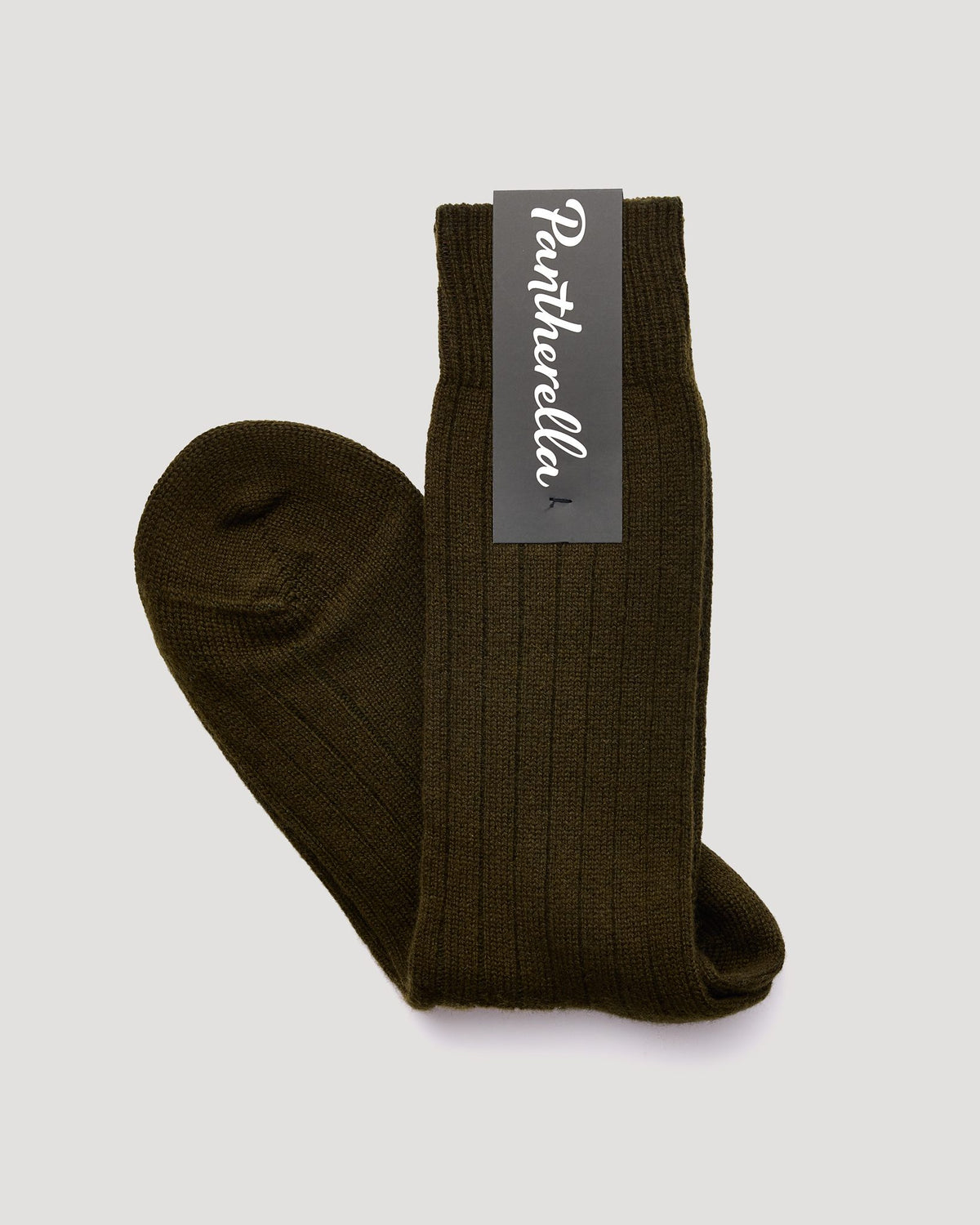 Luxury Collection "Waddington" Cashmere Sock - Dark Moss