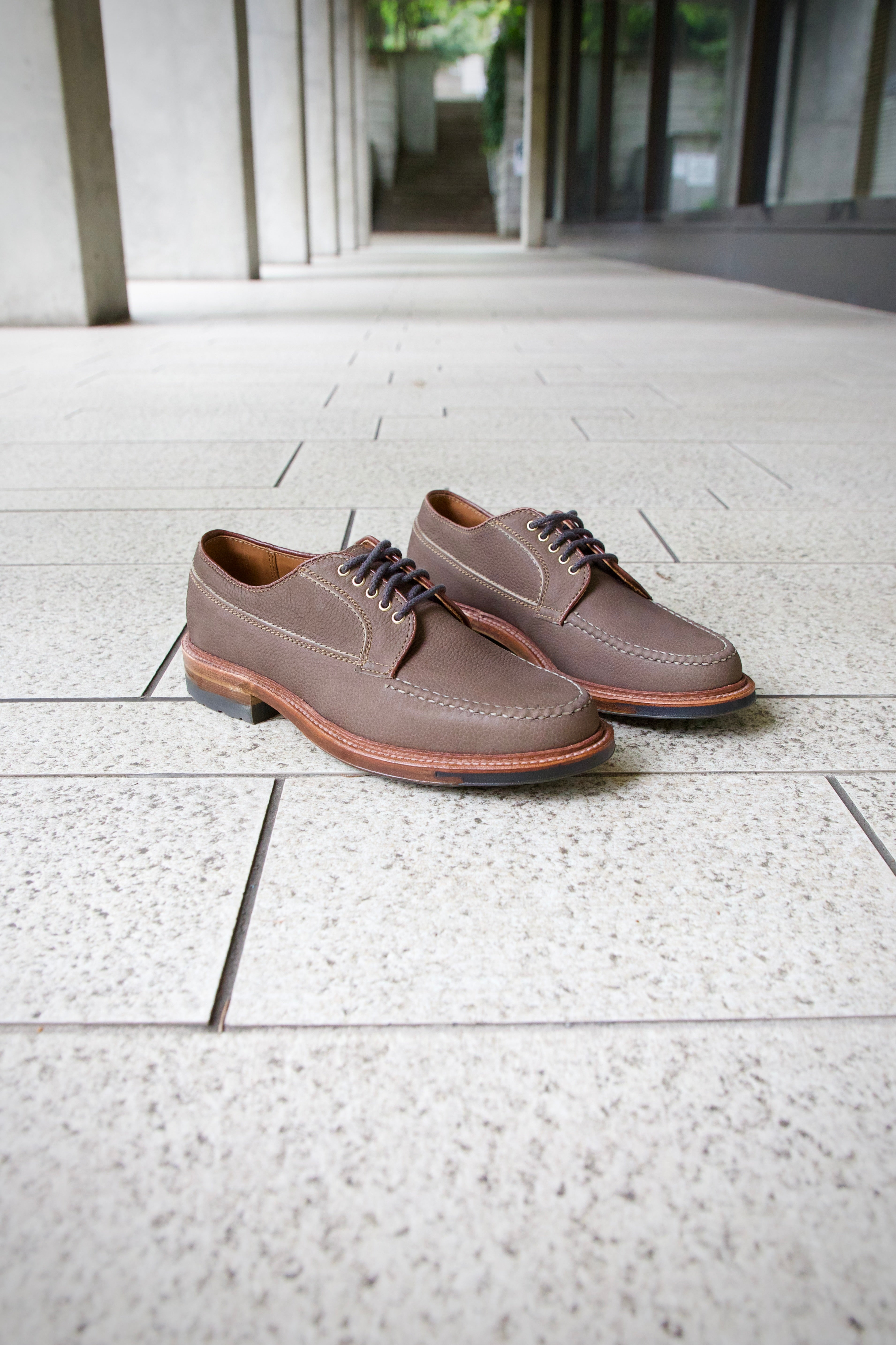 "Yamada" Handsewn Ranger Mocc in Clay Nubuck Grain, Van Last