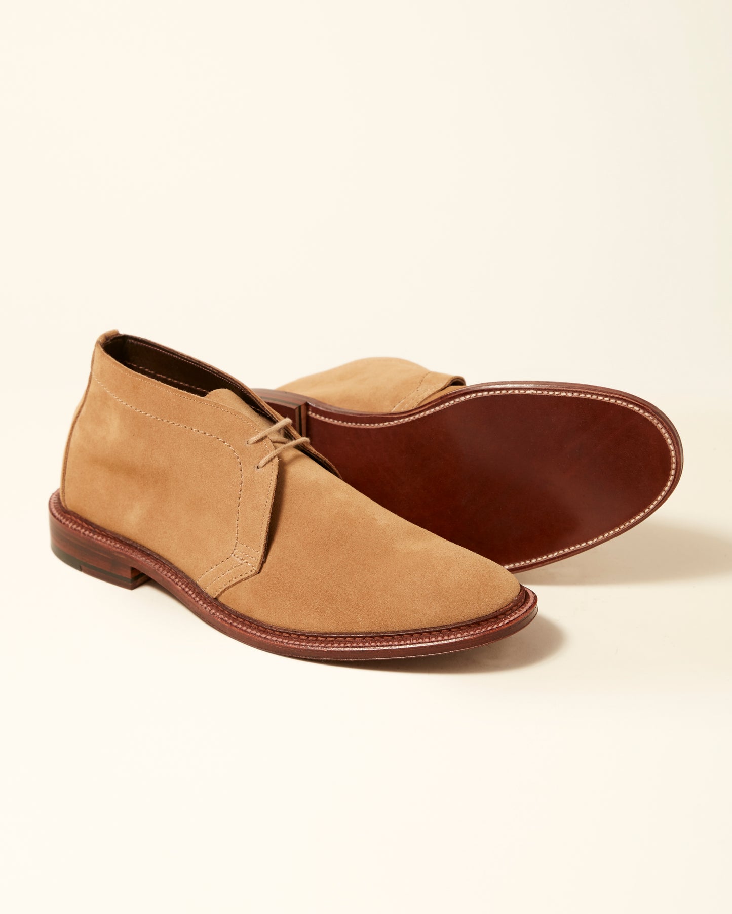 1494 Tan Suede Unlined Chukka Boot