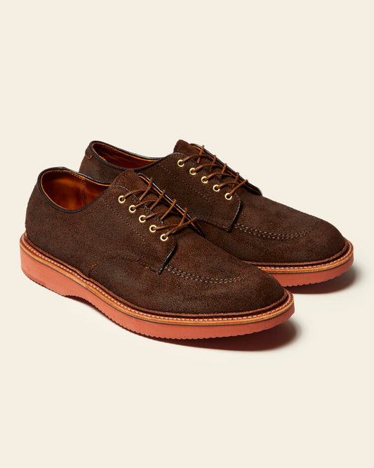 "Phinney" Tobacco Reverse Chamois Indy Shoe
