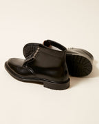 "Olshan" Handsewn Norwegian Front Boot in Black Shell Cordovan, Barrie Last