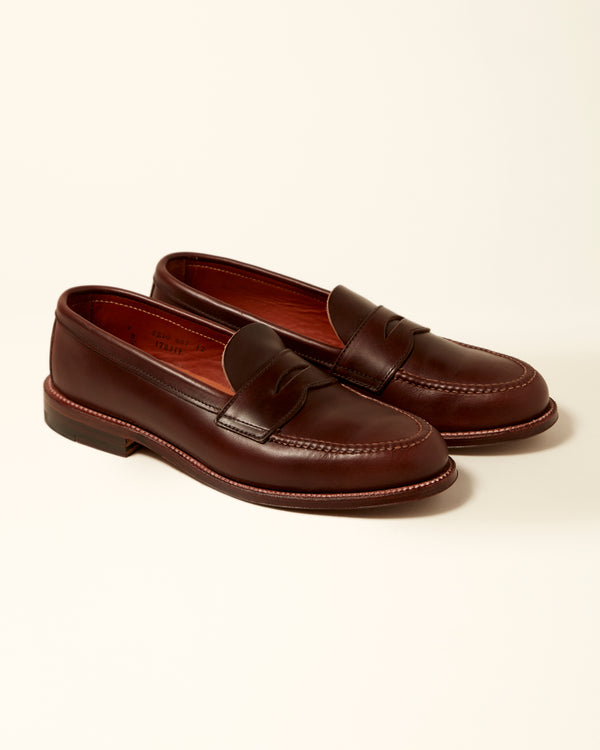 LEISURE FLOWS SPLIT LOAFER IN BRONZE BROWN CALFSKIN