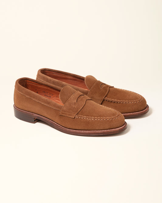 6243F Snuff Suede Unlined Flex Penny Loafer