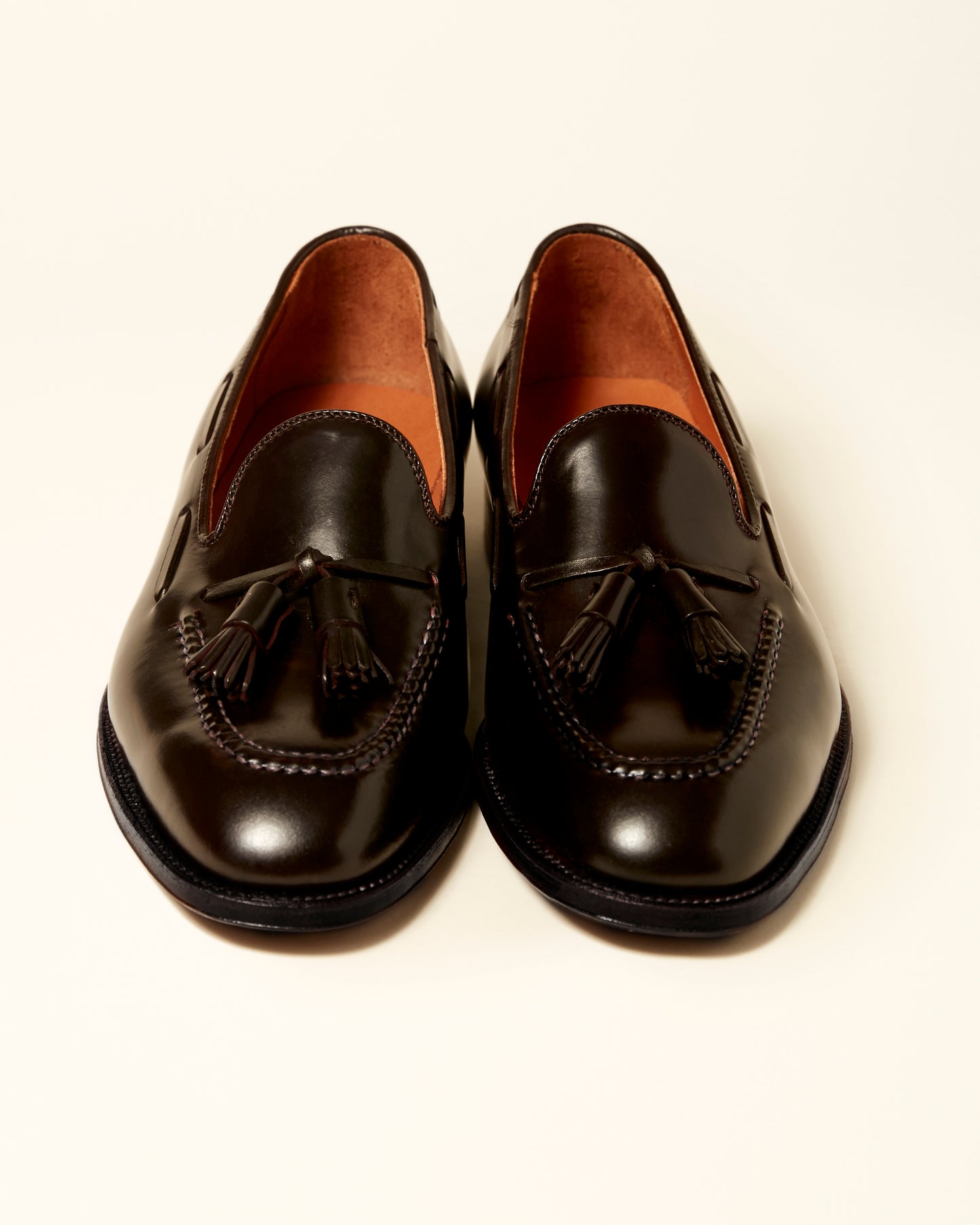 664 Tassel Moccasin Loafer in Black Shell Cordovan, Aberdeen Last